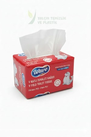 Wave V Katlı Tuvalet Kağıdı 250 Yaprak 2 Katlı | İstoç Temizlik Malzemeleri